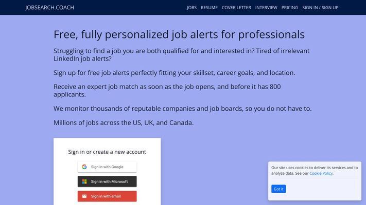 JobSearch.Coach - Land your dream job faster with AI