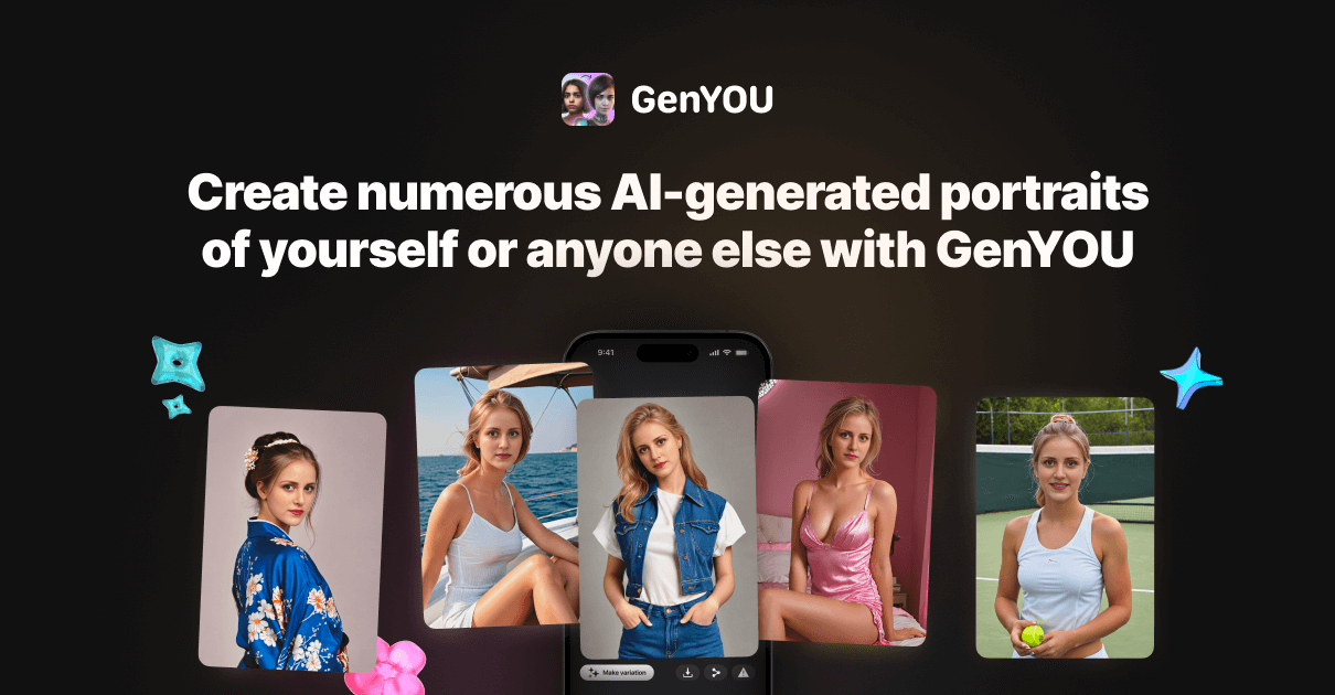 Free AI Portrait Generator App – GenYOU