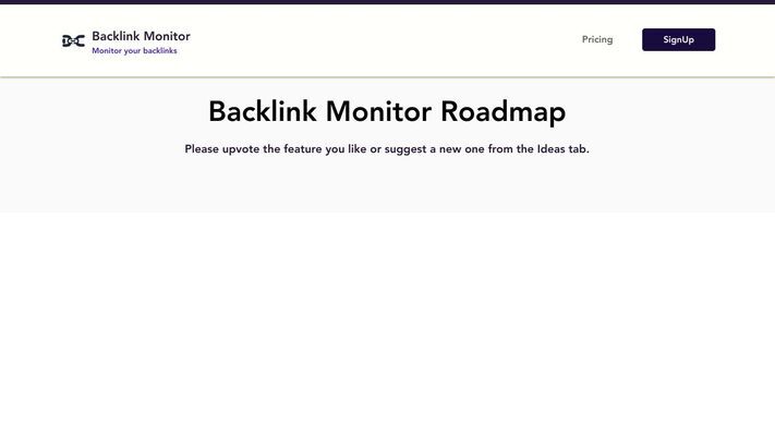 Backlink Monitor | Monitor backlinks, get them indexed.