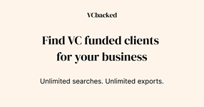 Find VC funded clients