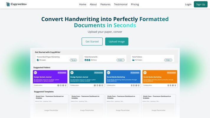 Handwriting to Text