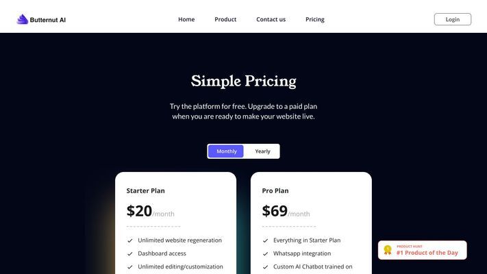 Best AI Website Builder for Small Business | Free & Easy | Butternut.ai