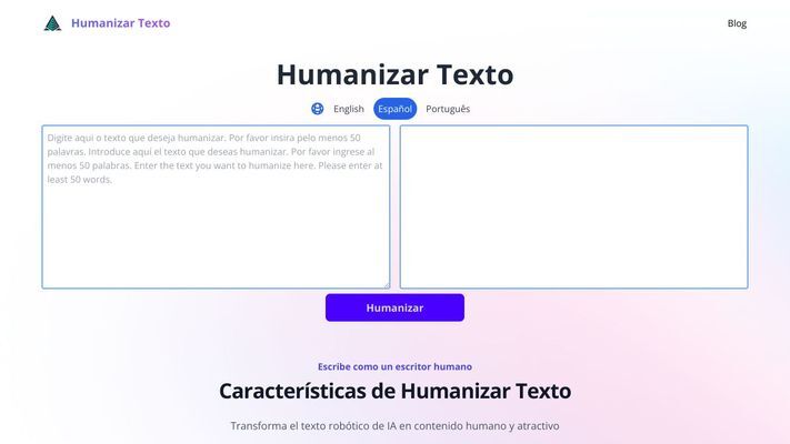 Humanizar Texto | Improve AI Text with a Human Touch