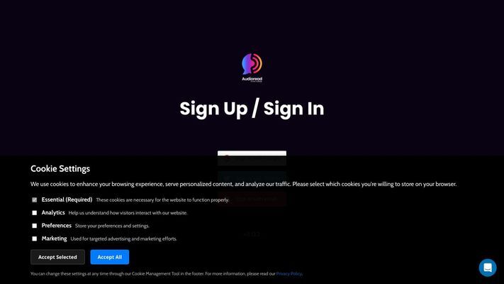 Audioread: Listen to Article, PDF, Email in Browser or Podcast App