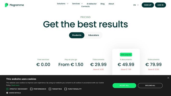 Plagramme - Plagiarism and AI checker