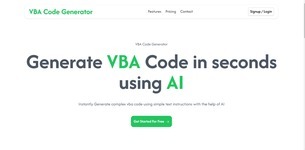 VBA Code Generator
