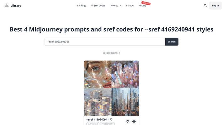 Midjourney Prompts, SREF Codes Library and Examples