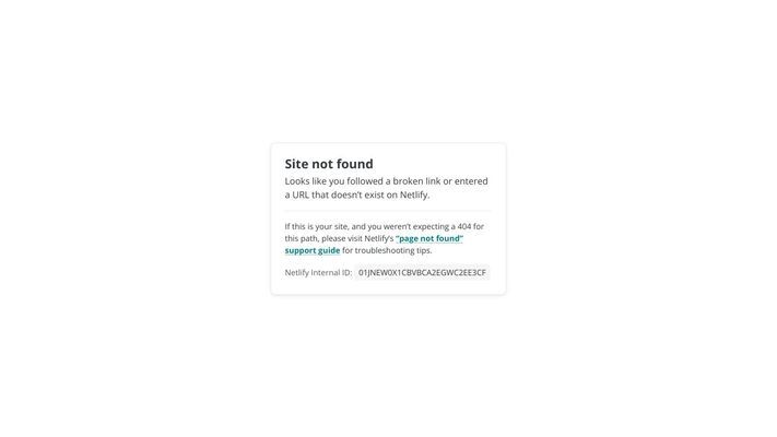 Site not found