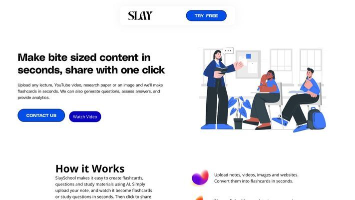Slay School | AI Study Note Taker & Flashcard Maker