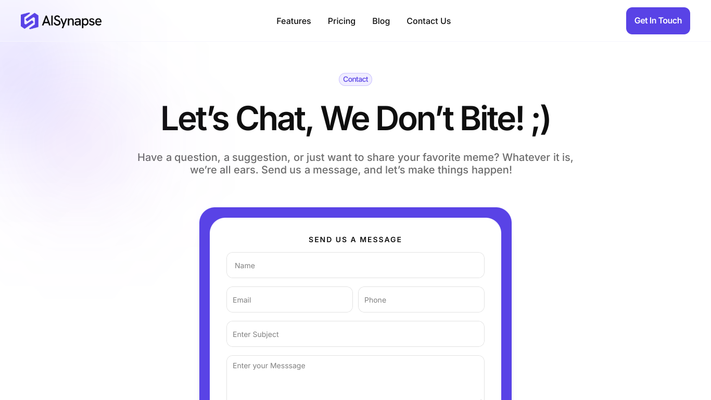AI Synapse | Persona-Driven AI for Enterprise Recruiting