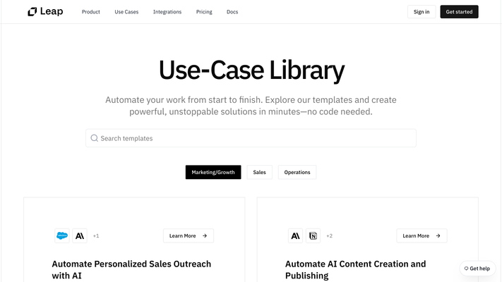 Leap AI | Automate any workflow with AI