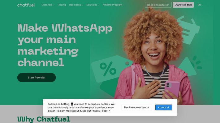 Chatfuel | AI agents for automated sales | Meta’s partner