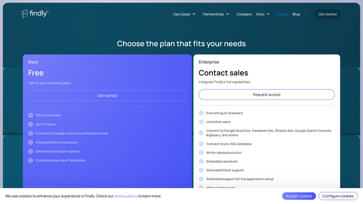 Findly - AI Data Analysis Tools & Machine Learning for Businesses