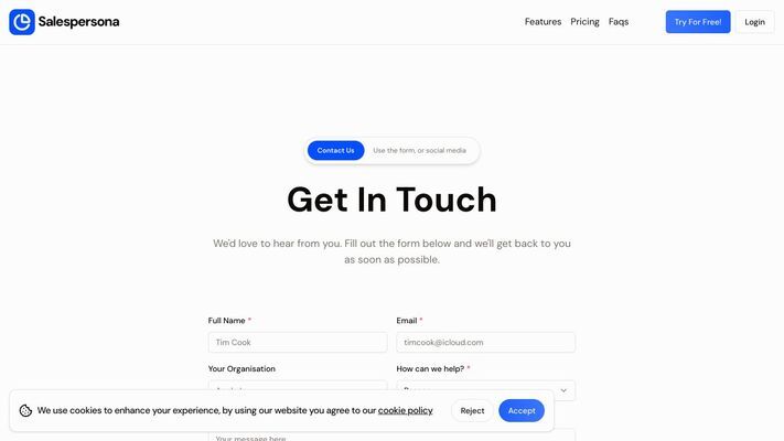 Sales Persona