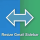 Resize Gmail Sidebar by cloudHQ