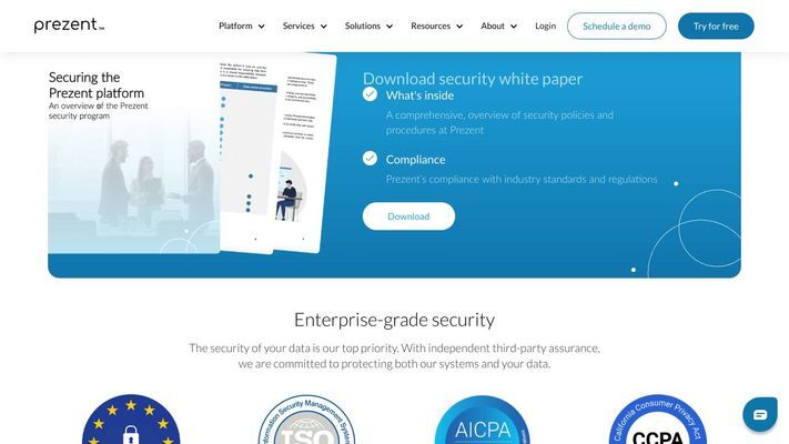 Prezent: The Enterprise Business Communication Platform