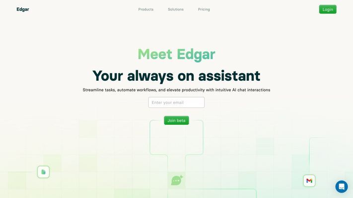 Edgar | Your AI personal assistant