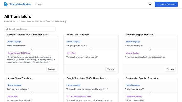Translator Maker