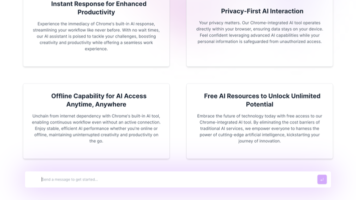 Chrome Built-in AI Tool
