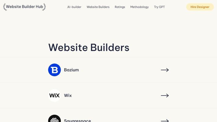 Website Builder Hub