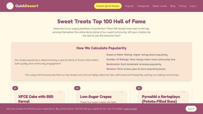 QuickDessert.recipes - Quick and Easy Dessert Recipes