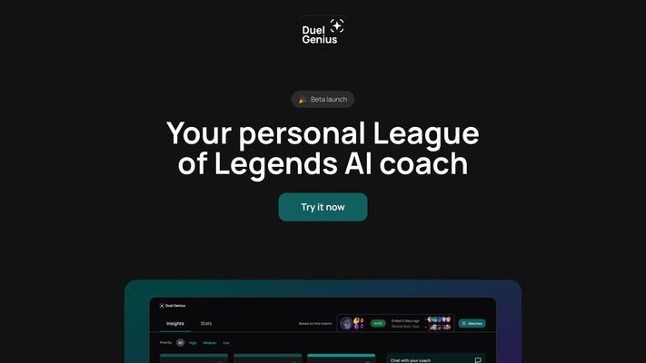 DuelGenius - Your personal League of Legends AI coach
