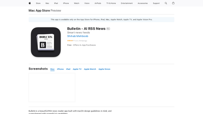 Bulletin - AI RSS News