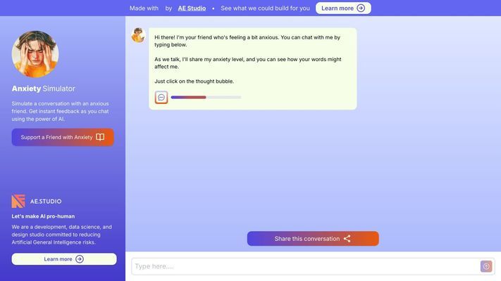 Anxiety Simulator - Learn to Support a Friend with Anxiety
