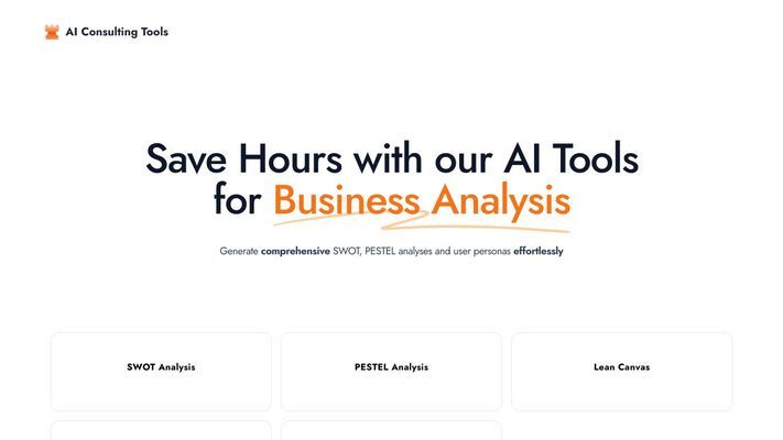 AI Consulting Tools
