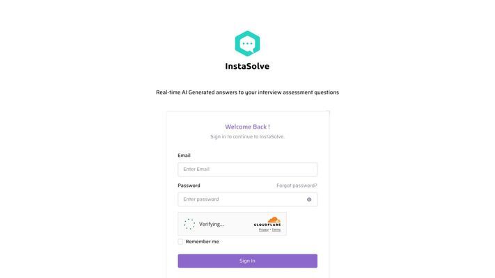 Instasolve AI