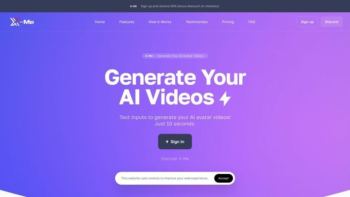 AI Avatar 视频生成器