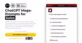 200+ ChatGPT Mega-Prompts for Sales - God of Prompt