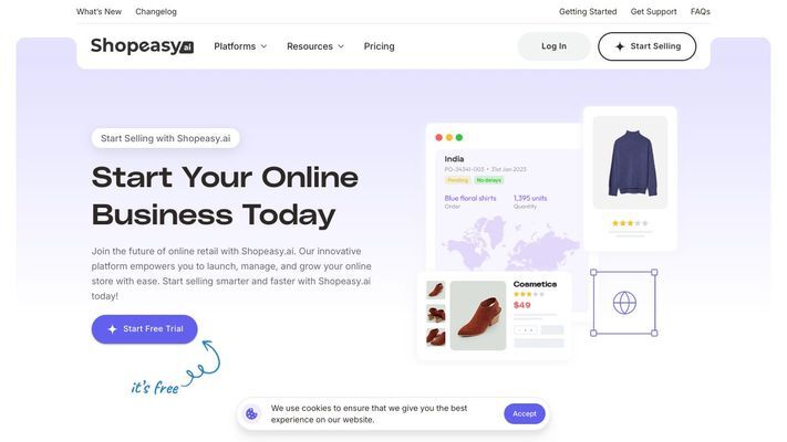 AI Ecommerce Shop: Boost Sales with Shopeasy AI Technology