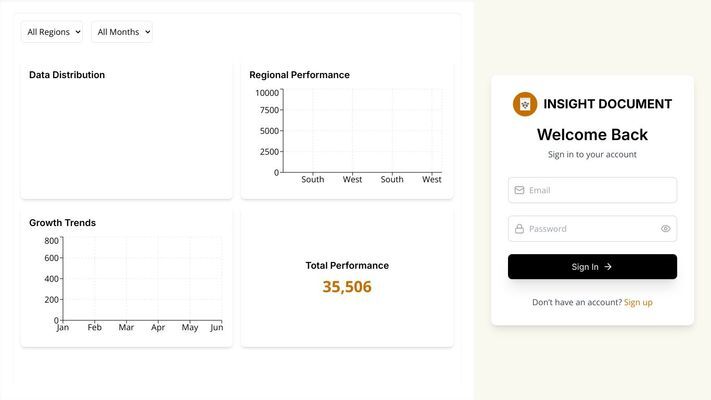 AI Document Analysis and Report Generation Platform