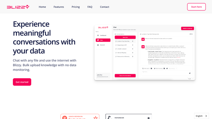 Blizzy: AI-Powered Marketing Assistant with Your Own Knowledgebase for Creative Content Creation and Optimized Strategies