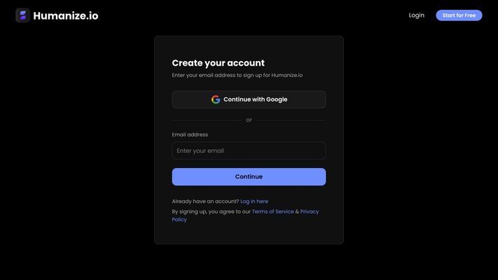 Humanize AI | UNLIMITED Free Words | Humanize.io