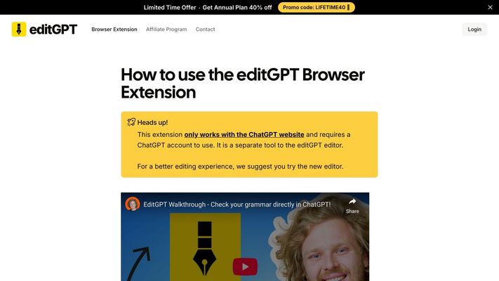 Proofread, edit and track changes to your content using ChatGPT.  | editGPT