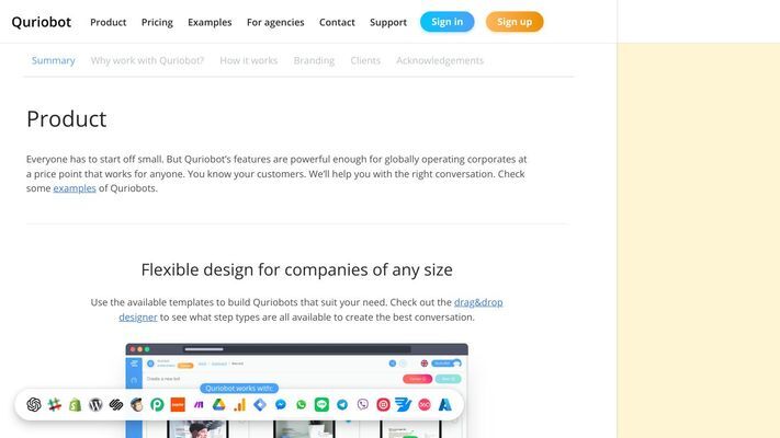 Quriobot - your conversational chat platform