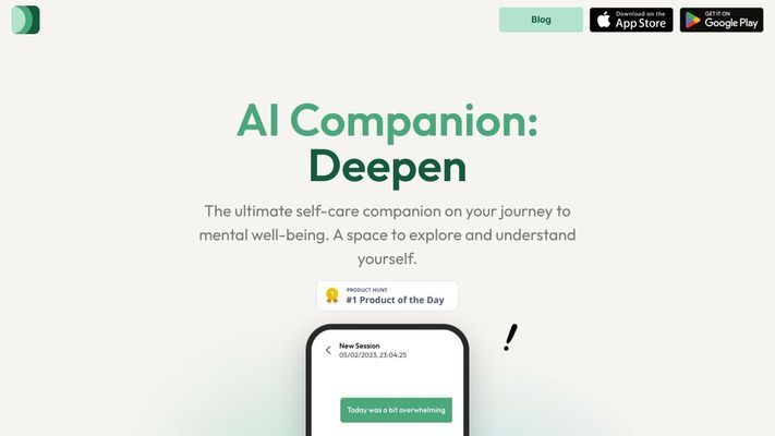 Deepen: AI Therapy & Counseling