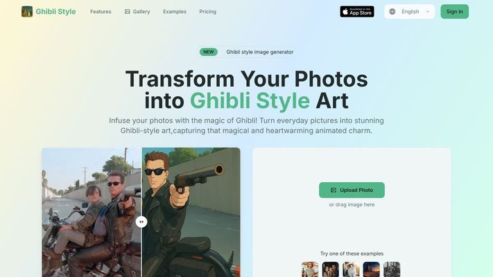 AI Photo to Anime Style Generator