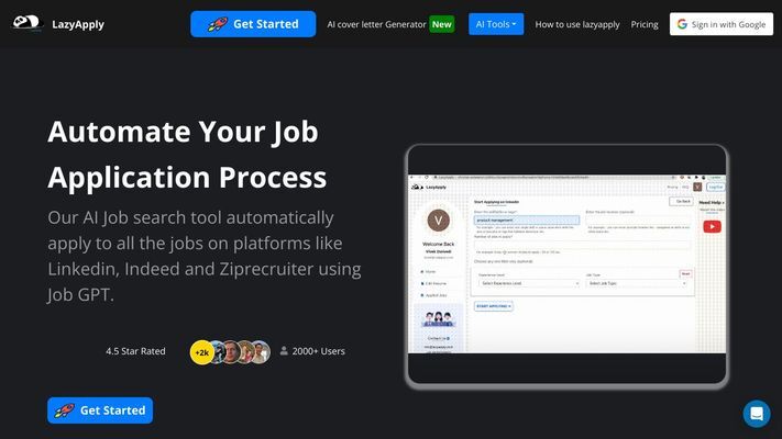 LazyApply -  AI for Job Search