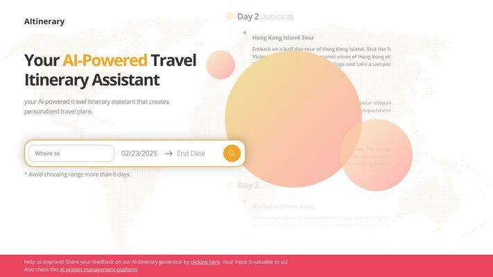 AItinerary | AI-Powered Travel Itinerary Assistant