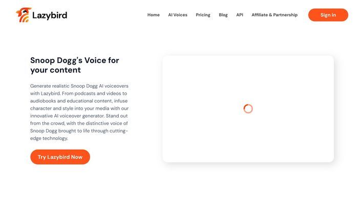 Lazybird: AI Voice Over Studio