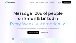 #1 Sales Engagement Tool For Cold Outreach | SalesRobot