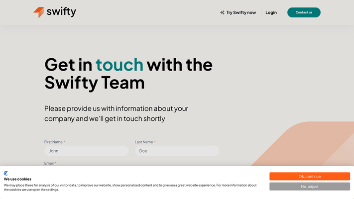 Swifty - Your AI travel booking engine
