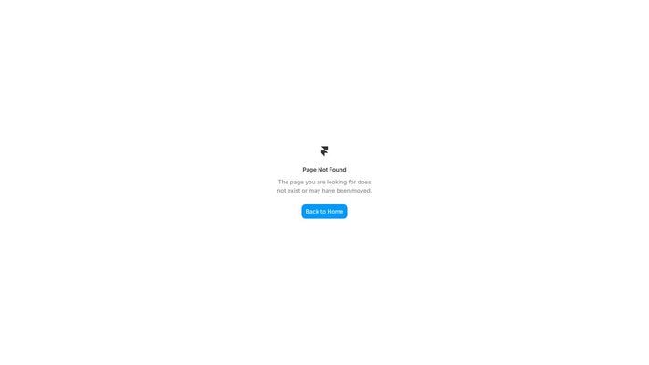Page Not Found