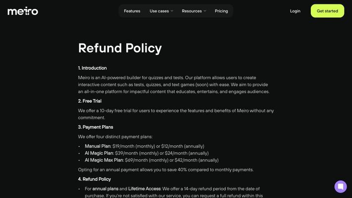 Meiro – AI-powered builder for tests and quizzes