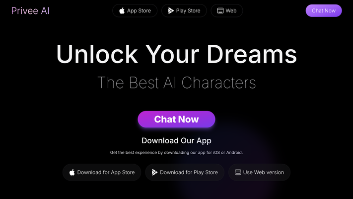 Privee AI | Free AI Characters, Chat, Roleplay, and Writing App with Images