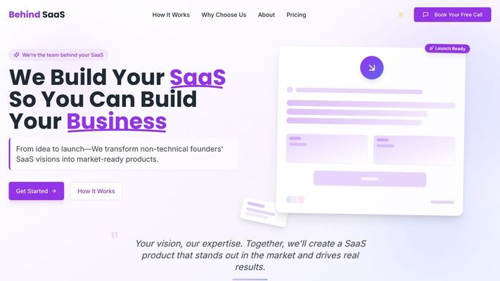 Behind SaaS