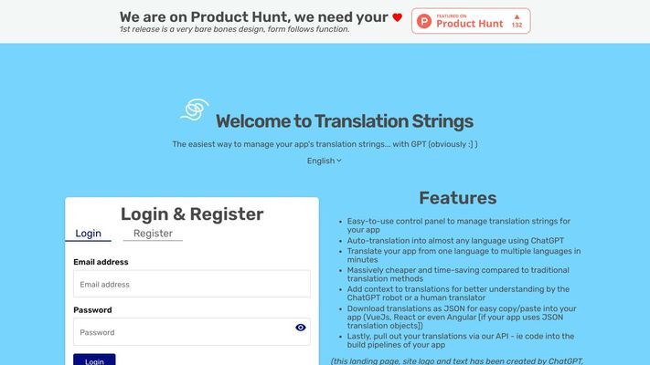 Translation Strings